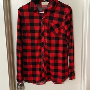 NWOT plaid blouse